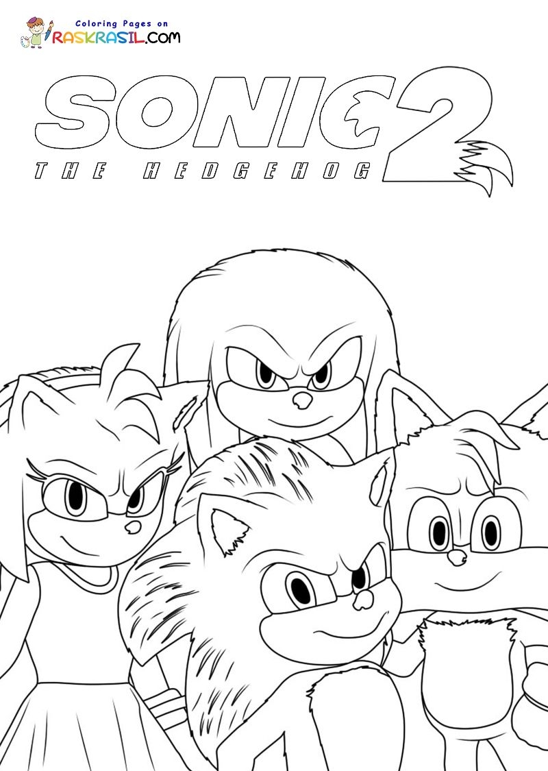Raskrasil New Coloring Pages Sonic The Hedgehog 2 2 Raskrasil New Coloring Pages Sonic The Hedgehog 2 2