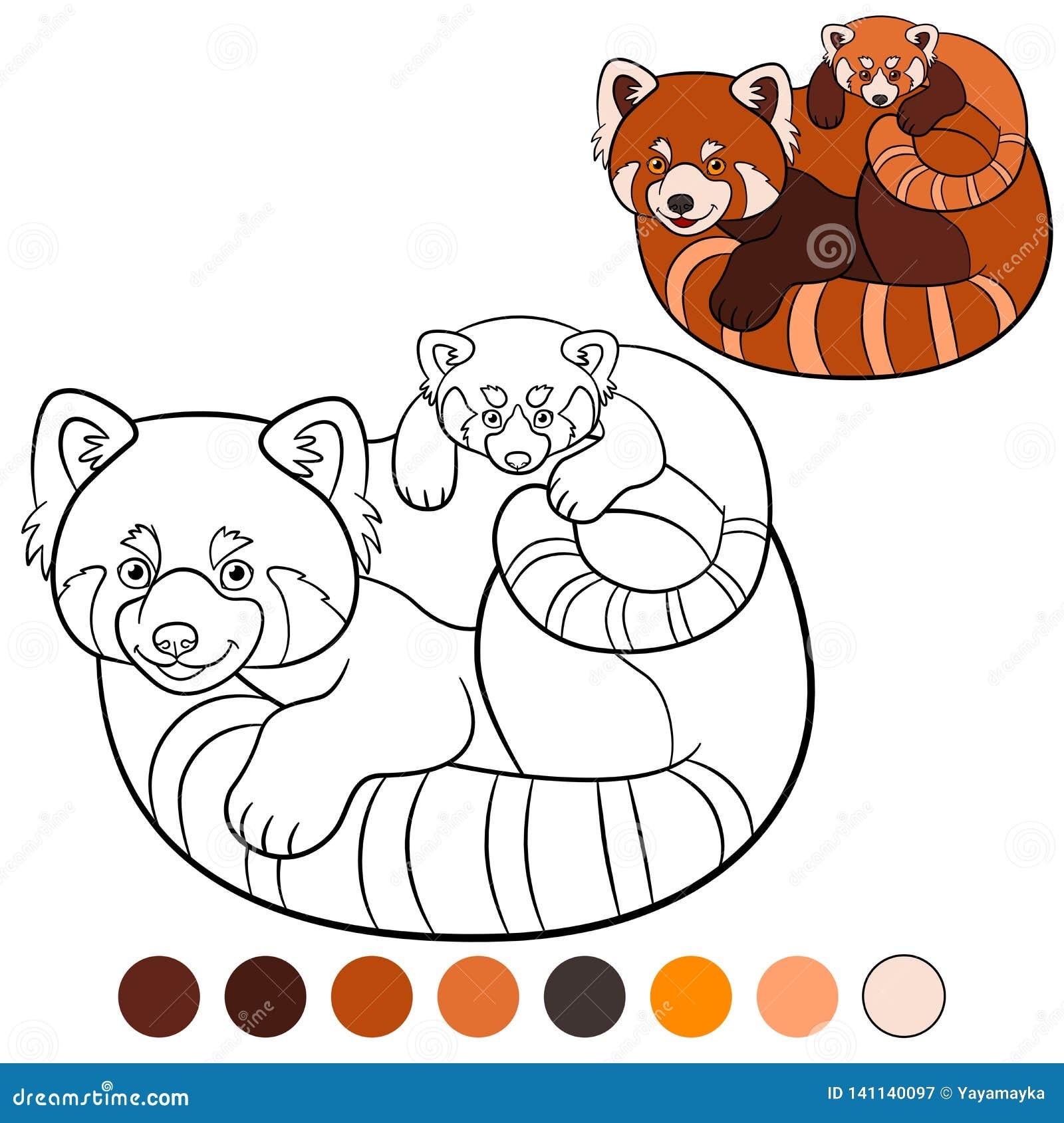 red panda coloring page red panda coloring page