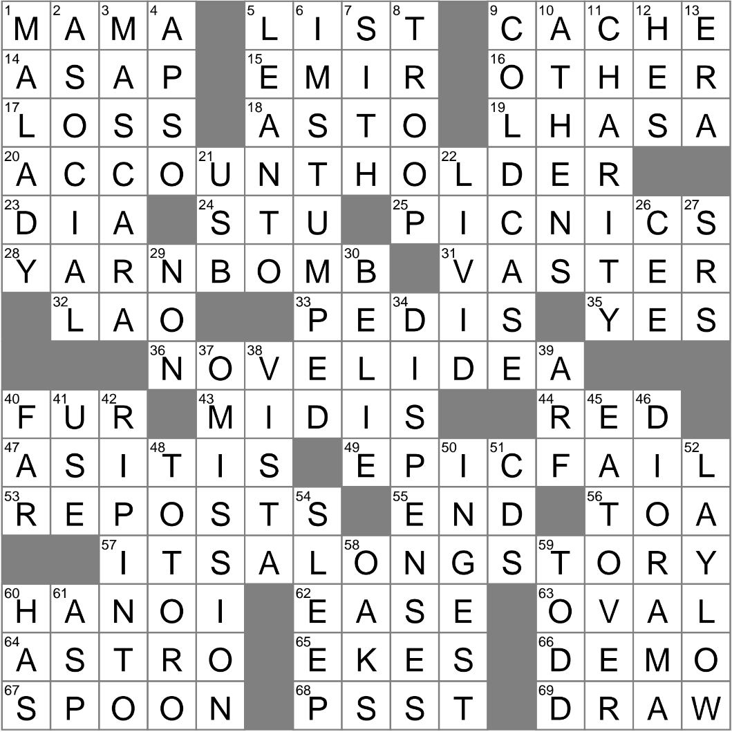 Represent Inaccurately Crossword Clue Archives LAXCrossword