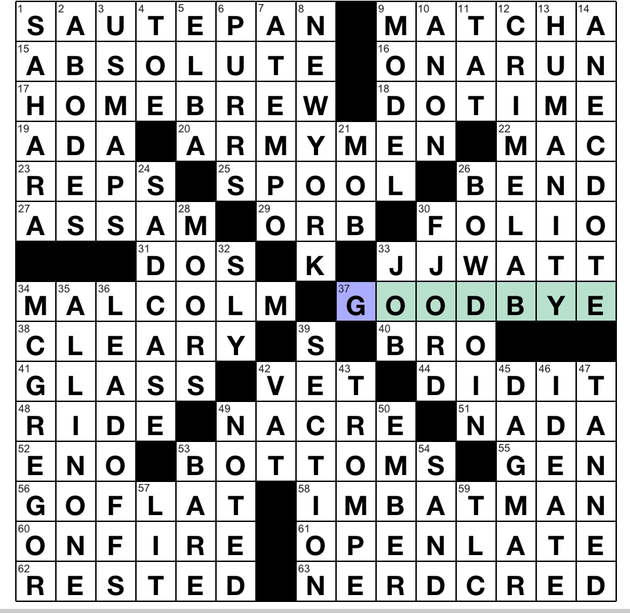 Rex Parker Does The NYT Crossword Puzzle Classic Declaration In Gotham City THUR 12 13 18 Acceptances From Fellow Brainiacs In Slang One named 1950 s TV Sex Symbol Some West Point Grads Rex Parker Does The NYT Crossword Puzzle Classic Declaration In Gotham City THUR 12 13 18 Acceptances From Fellow Brainiacs In Slang One named 1950 s TV Sex Symbol Some West Point Grads