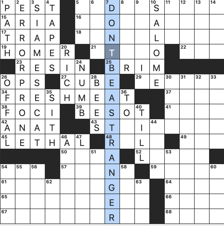 Rex Parker Does The NYT Crossword Puzzle Fatty Tuna In Japanese Cuisine FRI 11 26 21 Yaga Folklore Villain Bucky In Comic Strip Get Fuzzy TV Character Who Said I