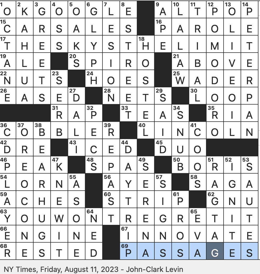 Rex Parker Does The NYT Crossword Puzzle Locale In Belmar NJ That Lent Its Name To A Noted Rock n roll Band FRI 8 11 23 Names Of Three Czars Of Bulgaria Music Rex Parker Does The NYT Crossword Puzzle Locale In Belmar NJ That Lent Its Name To A Noted Rock n roll Band FRI 8 11 23 Names Of Three Czars Of Bulgaria Music