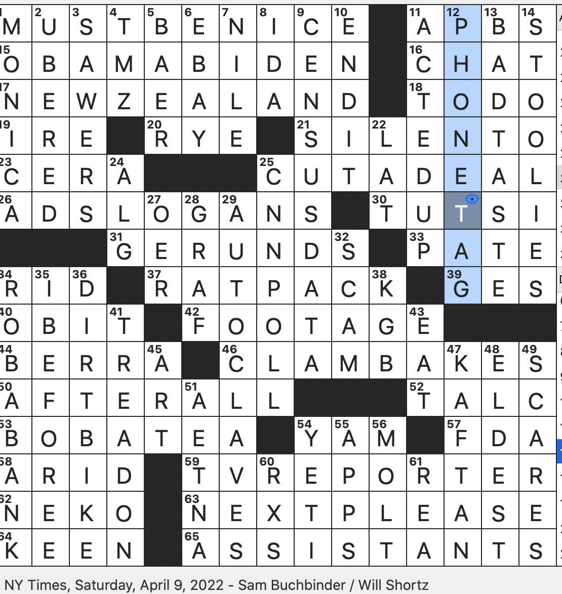 Rex Parker Does The NYT Crossword Puzzle Poor Cell Connection SAT 4 9 22 Devices Used To Sterilize Medical Equipment Garment Of The Middle East Chinese Food Also Called Nagaimo Rex Parker Does The NYT Crossword Puzzle Poor Cell Connection SAT 4 9 22 Devices Used To Sterilize Medical Equipment Garment Of The Middle East Chinese Food Also Called Nagaimo
