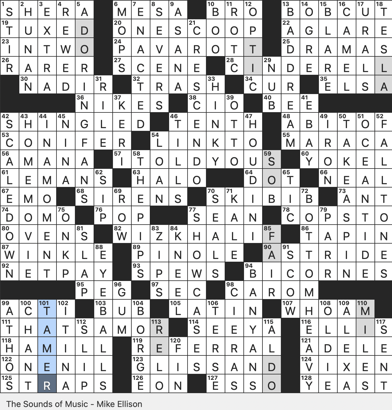 Rex Parker Does The NYT Crossword Puzzle Suspicious Informally SUN 4 28 24 Rapper Who Shares Part Of His Name With The World s Tallest Building Trees That Can Grow Multiple Acres