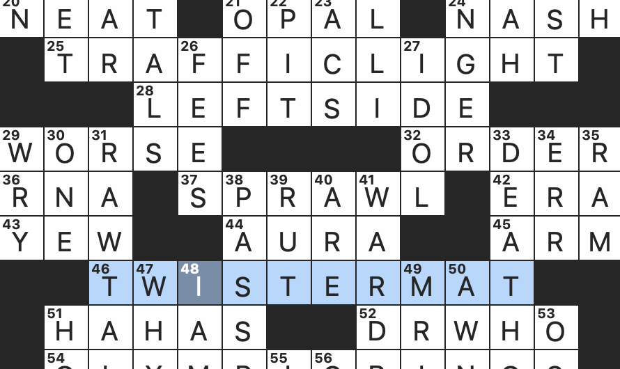 Wednesday On Television Crossword Clue