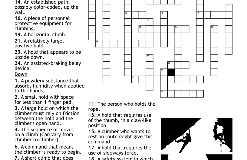 Climb Crossword Clue