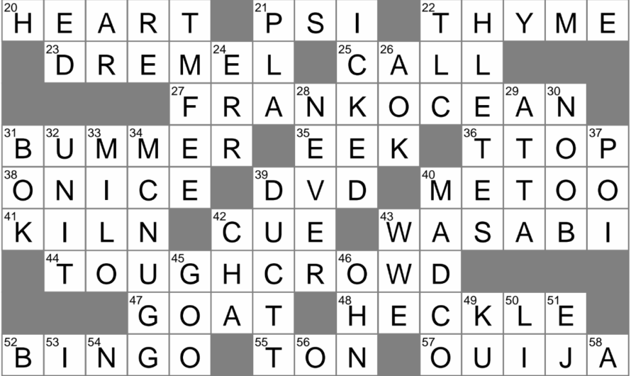 Ruckus Crossword Clue