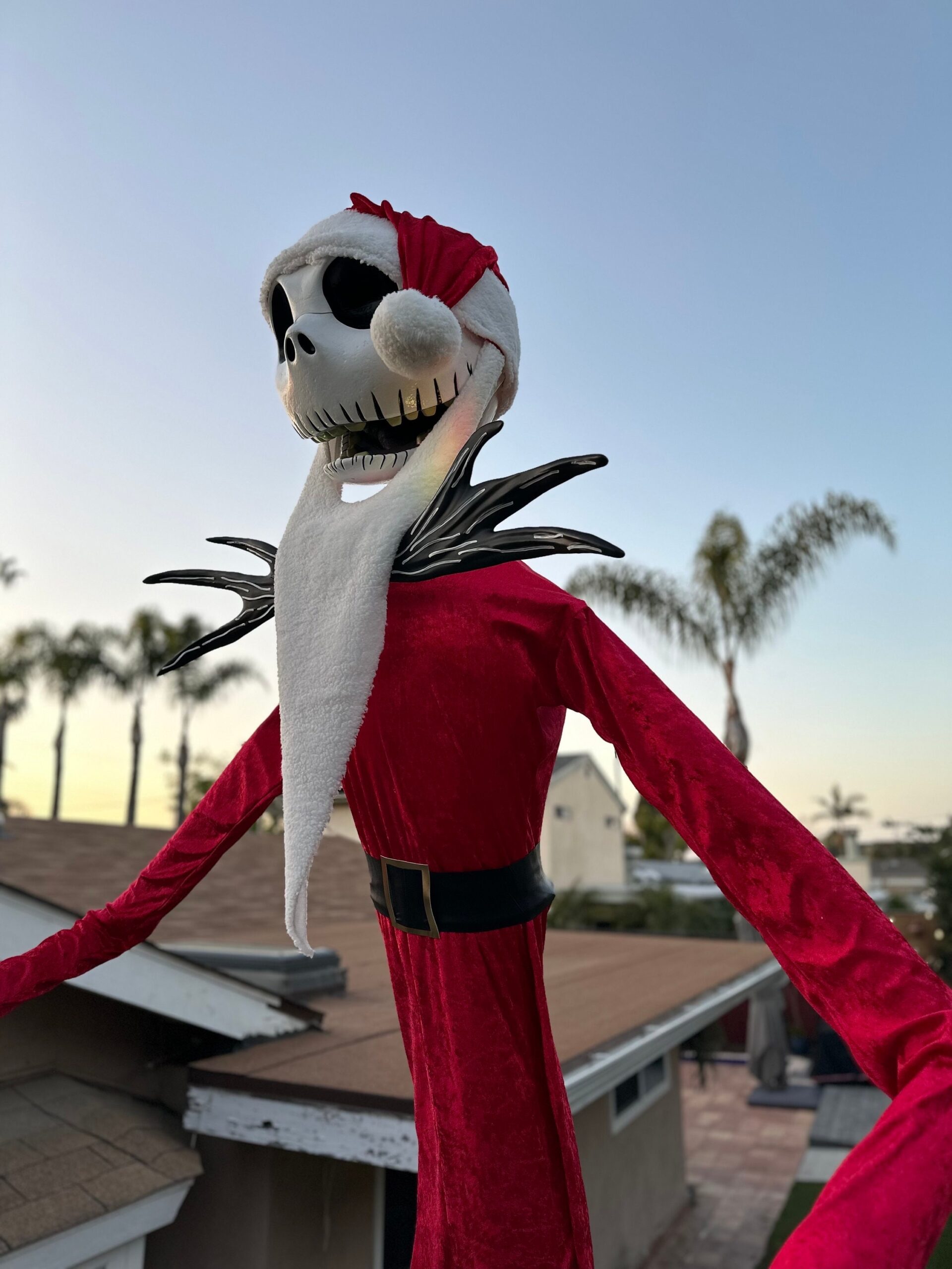 Sandy Claws Giant Santa Hat And Beard Accessory For Home Depot Jack Skellington 49 Inch Santa Hat For 13 Foot Halloween Skeleton Etsy Sandy Claws Giant Santa Hat And Beard Accessory For Home Depot Jack Skellington 49 Inch Santa Hat For 13 Foot Halloween Skeleton Etsy