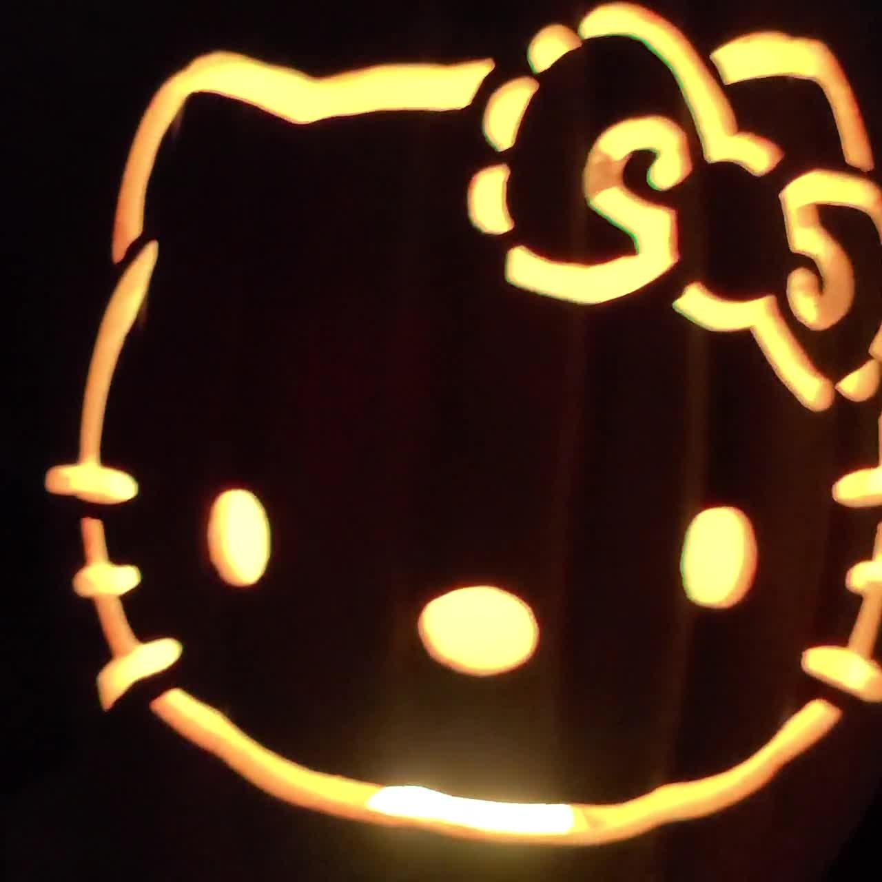 Sanrio Hello Kitty Carved Foam Permanent Pumpkin Halloween Handmade Kawaii Cute Etsy Sanrio Hello Kitty Carved Foam Permanent Pumpkin Halloween Handmade Kawaii Cute Etsy