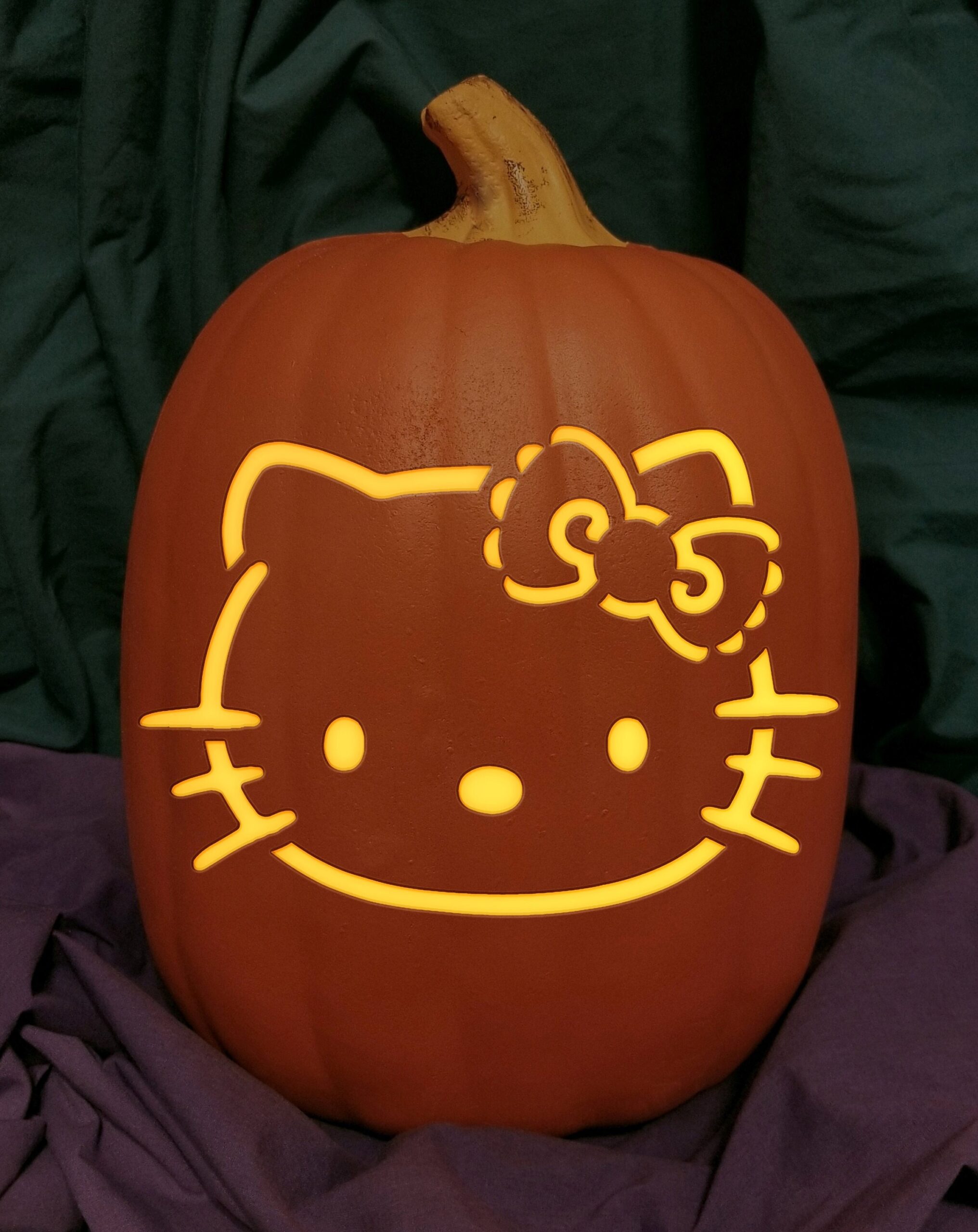 Sanrio Hello Kitty Carved Foam Permanent Pumpkin Halloween Handmade Kawaii Cute Etsy Denmark Sanrio Hello Kitty Carved Foam Permanent Pumpkin Halloween Handmade Kawaii Cute Etsy Denmark