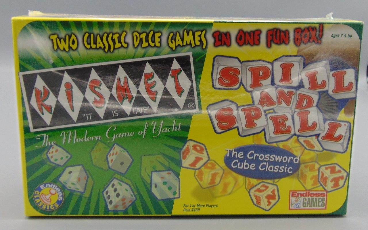 SEALED Kismet Spill And Spell Endless Games Two Dice Games In One EBay SEALED Kismet Spill And Spell Endless Games Two Dice Games In One EBay
