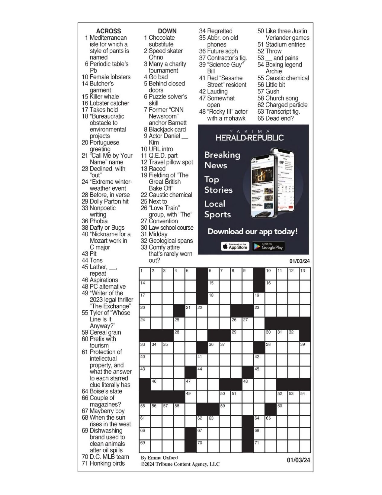 Seattle Times Crossword Puzzle Trending News