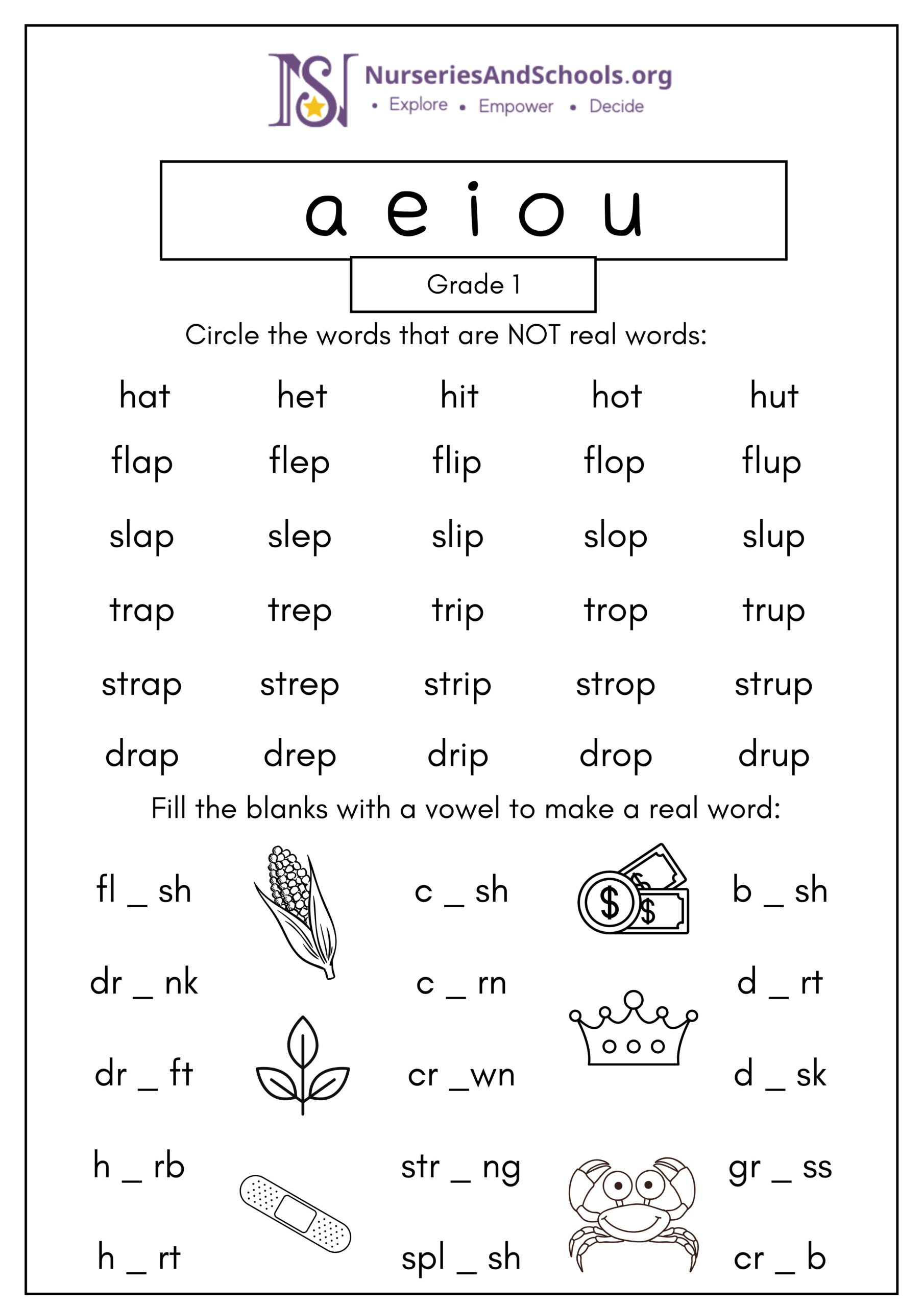 mark on a short vowel crossword