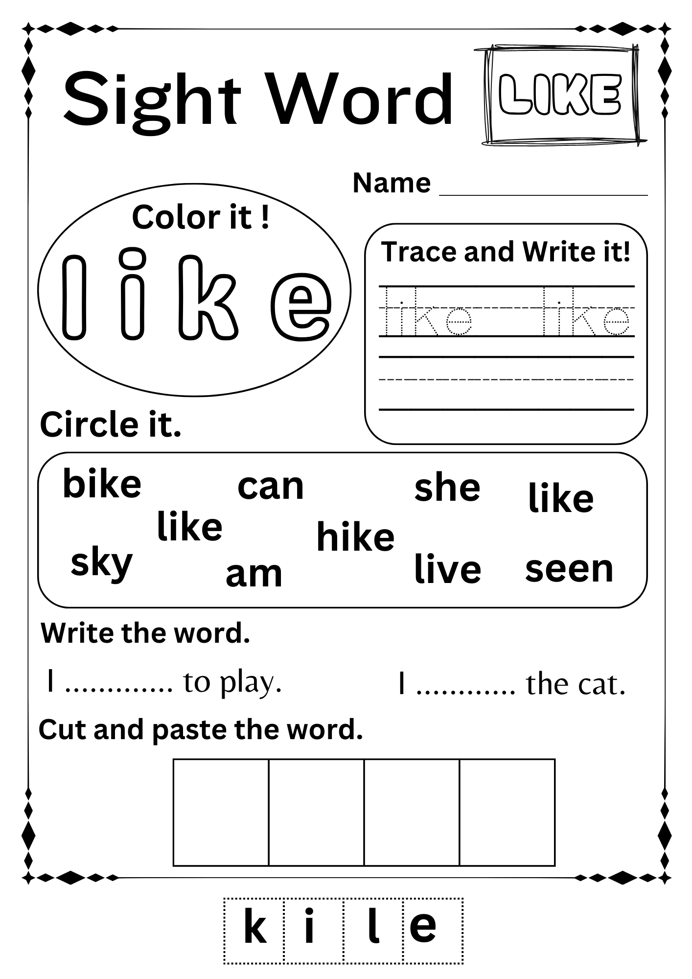 free printable worksheets kindergarten free printable worksheets kindergarten