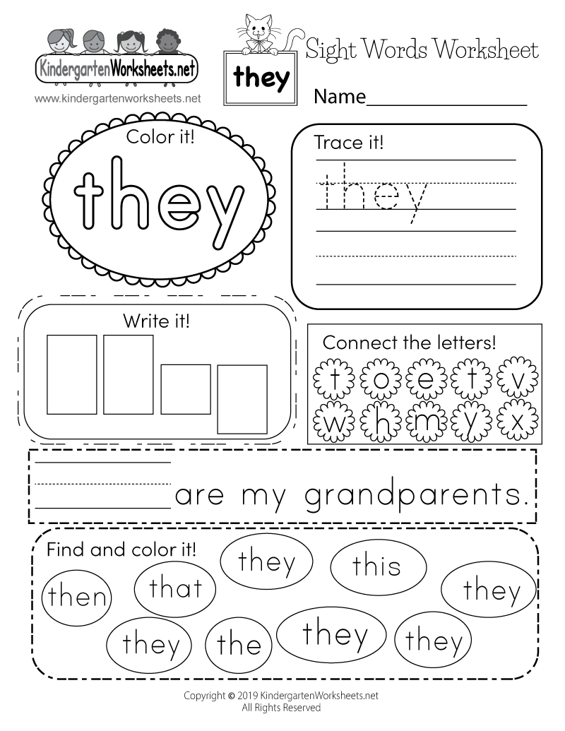 sight word worksheets free sight word worksheets free