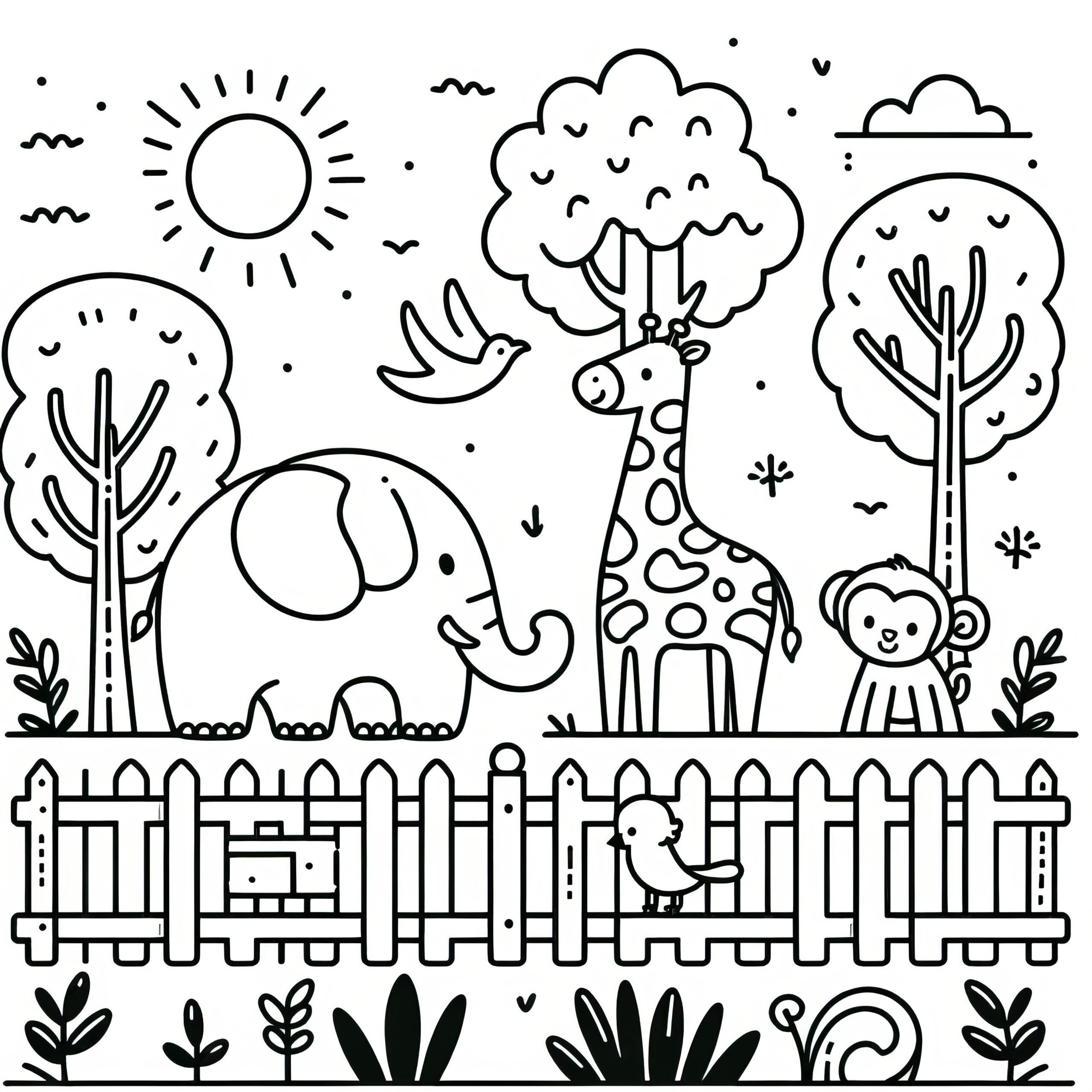 zoo animal coloring sheets zoo animal coloring sheets