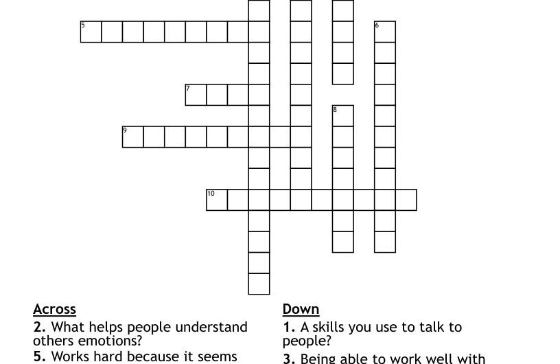 Crossword Clue Skill