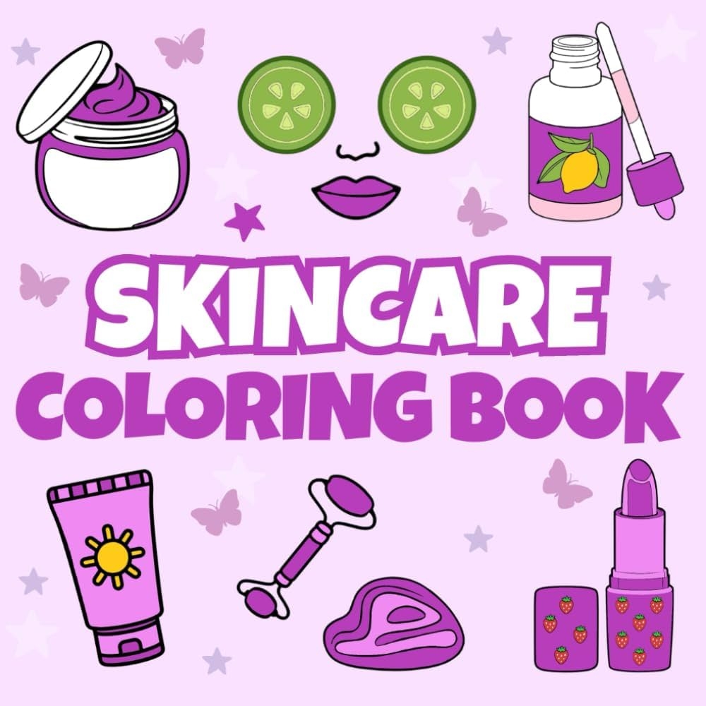 Skincare Coloring Book Bold And Easy Illustrations For Skin Care Lovers Simple And Big Designs For Relaxation Bold Easy Coloring Book Purple Maya 9798338506677 Amazon Books Skincare Coloring Book Bold And Easy Illustrations For Skin Care Lovers Simple And Big Designs For Relaxation Bold Easy Coloring Book Purple Maya 9798338506677 Amazon Books