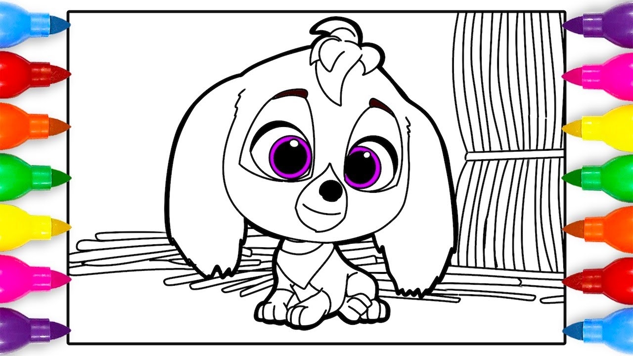 Skye Coloring Pages PAW Patrol The Mighty Movie YouTube Skye Coloring Pages PAW Patrol The Mighty Movie YouTube