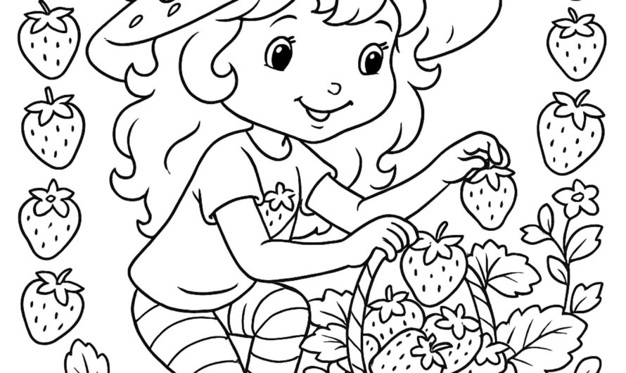 Strawberry Shortcake Color Pages