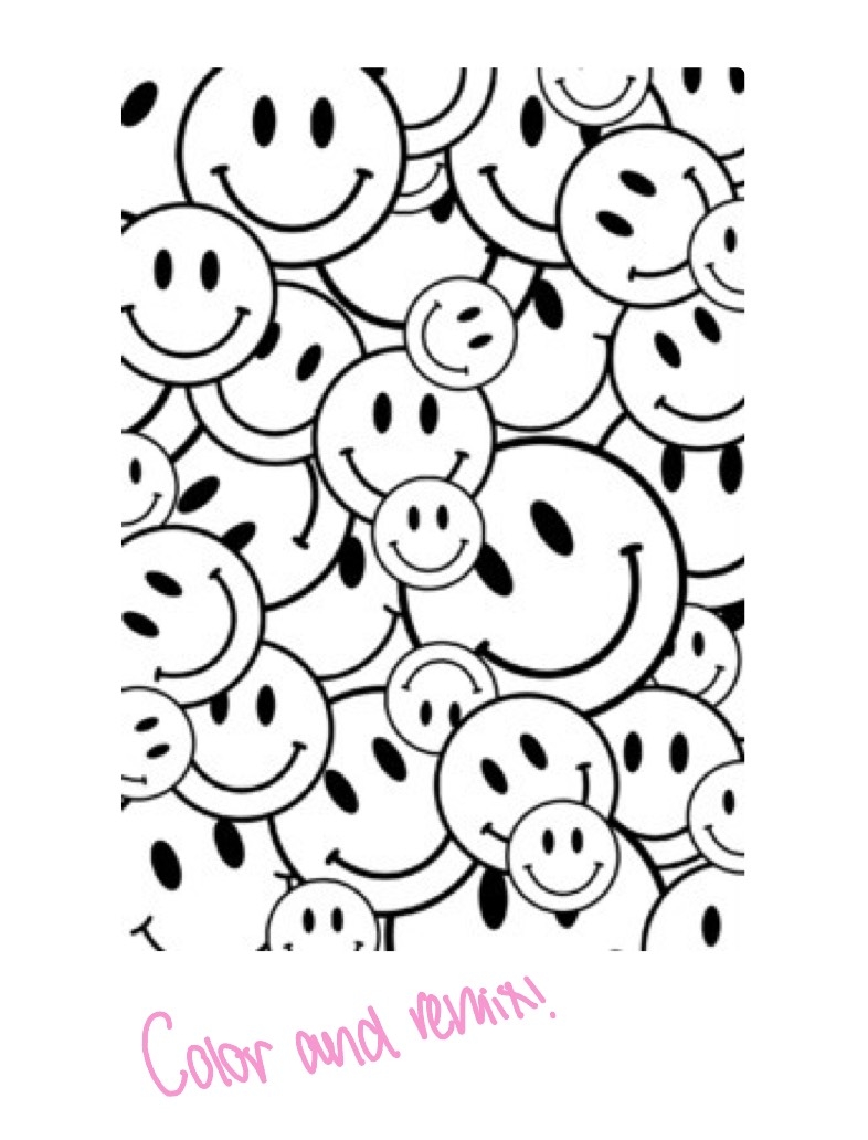 smiley face coloring page smiley face coloring page