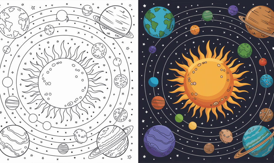 Solar System Coloring Sheets