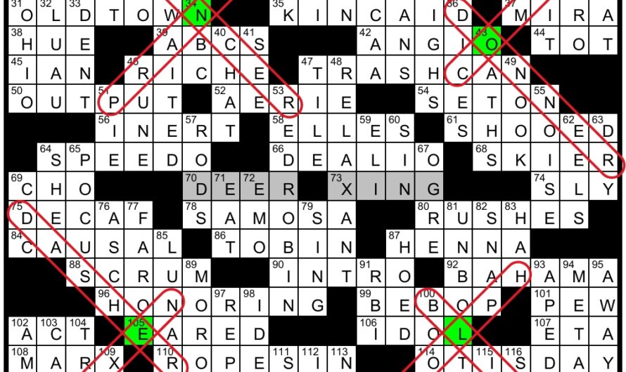 Sunday Crossword Evan Birnholz