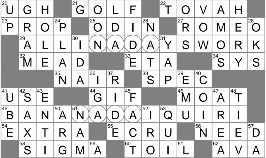 Beam Crossword Clue