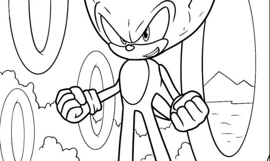 Sonic The Hedgehog Pictures To Colour