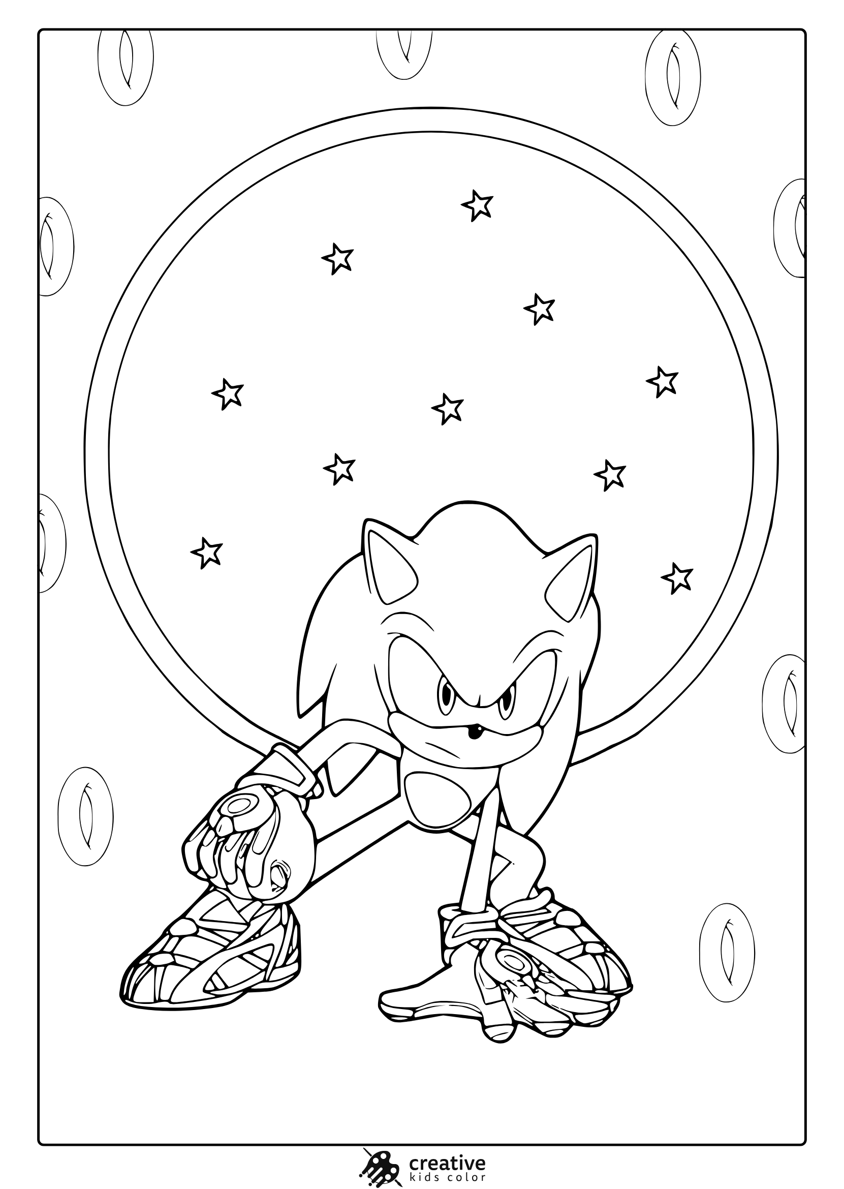 Sonic Coloring Pages 40 Free Printable PDF Sonic Coloring Pages 40 Free Printable PDF