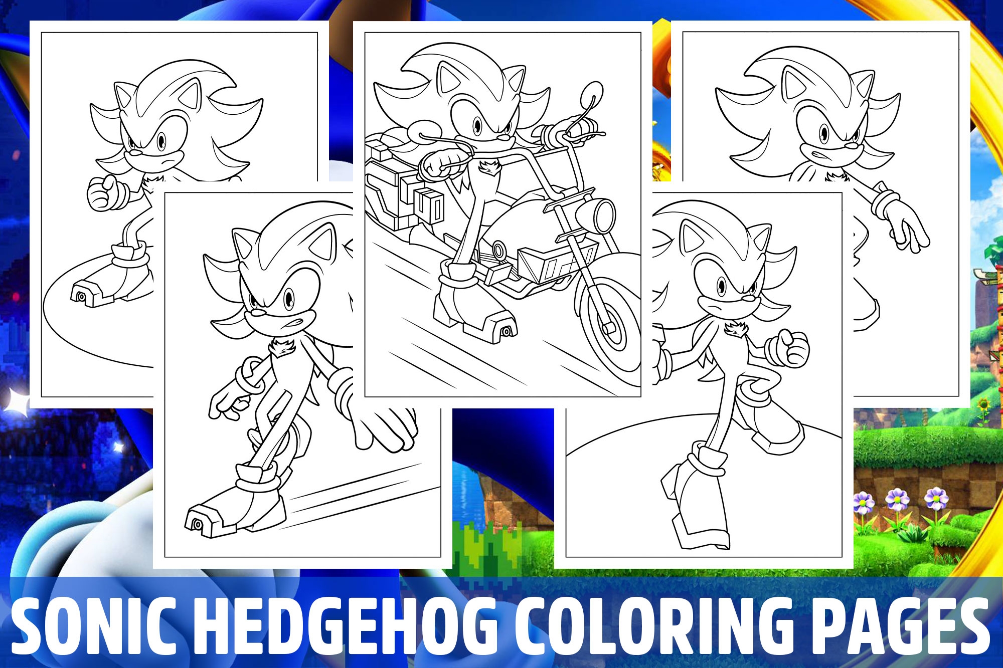 Sonic Hedgehog Coloring Pages For Kids Girls Boys Teens Activity School Made By Teachers