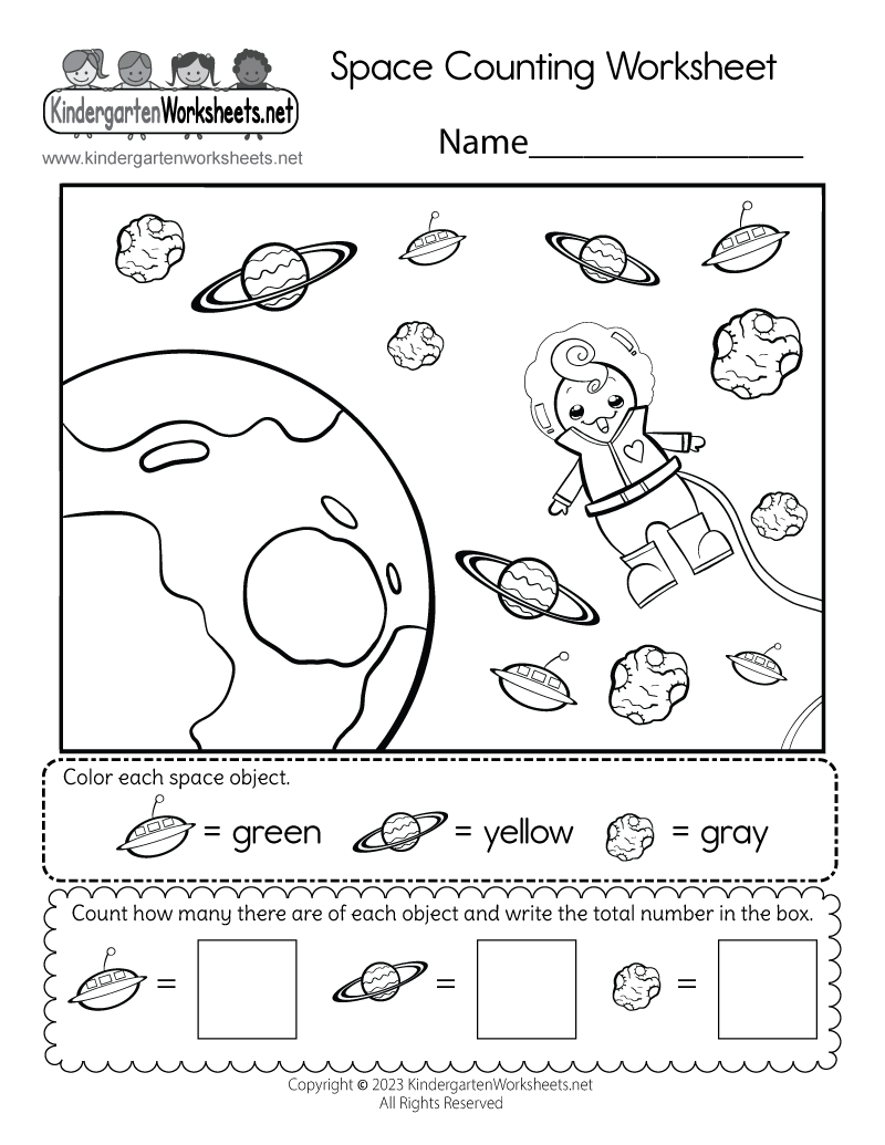 Space Counting Worksheet Free Printable Digital PDF Space Counting Worksheet Free Printable Digital PDF