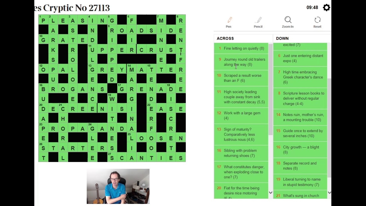 Speed solving The Times Cryptic Crossword YouTube Speed solving The Times Cryptic Crossword YouTube