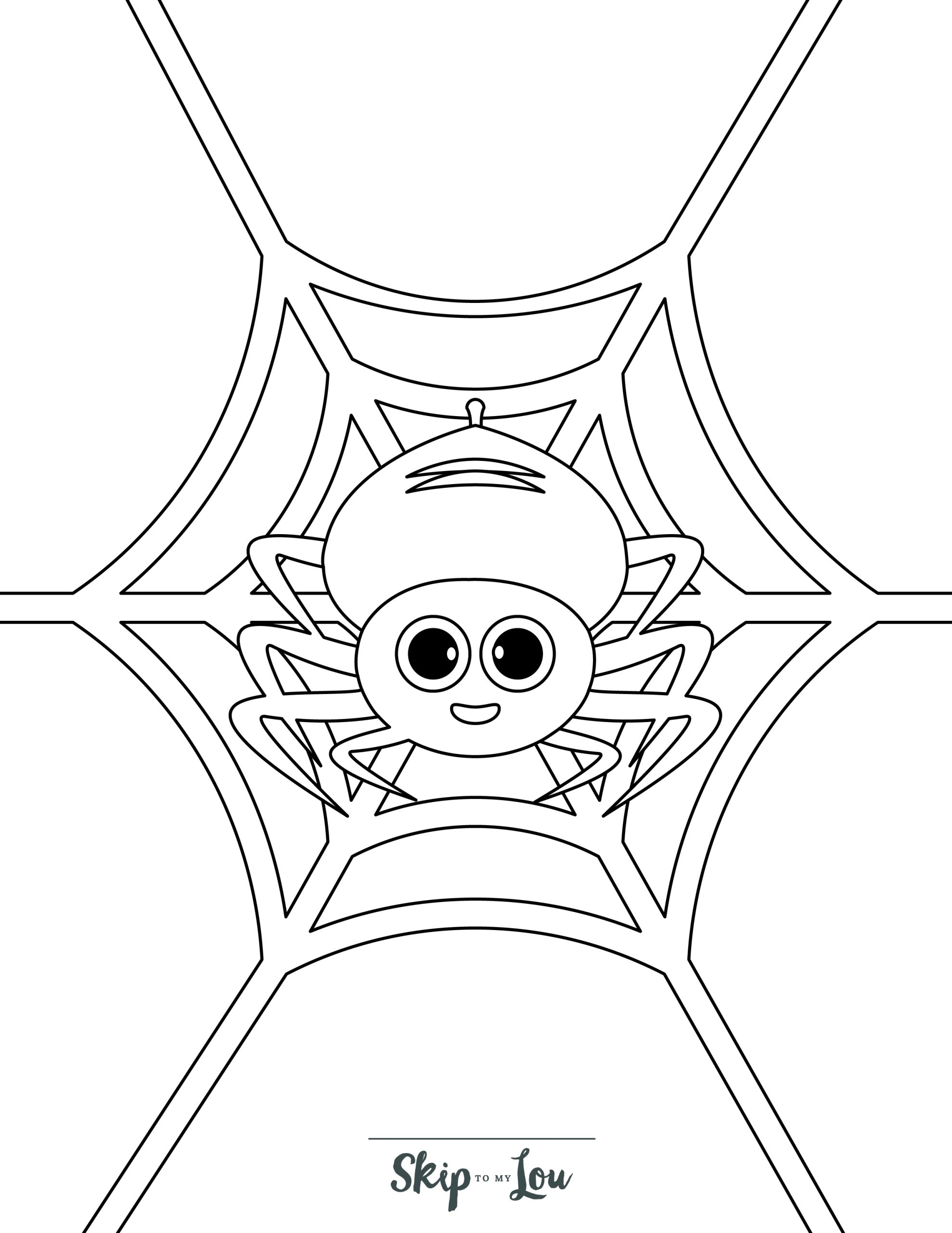 Spider Coloring Pages Free Printable PDF Sheets Skip To My Lou Spider Coloring Pages Free Printable PDF Sheets Skip To My Lou