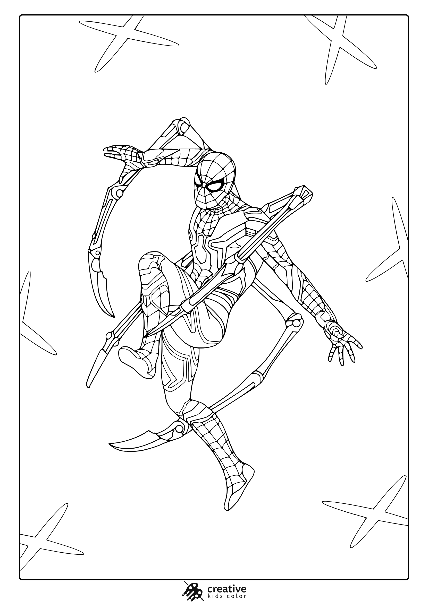 Spider Man Coloring Pages 30 Free Printable PDF 