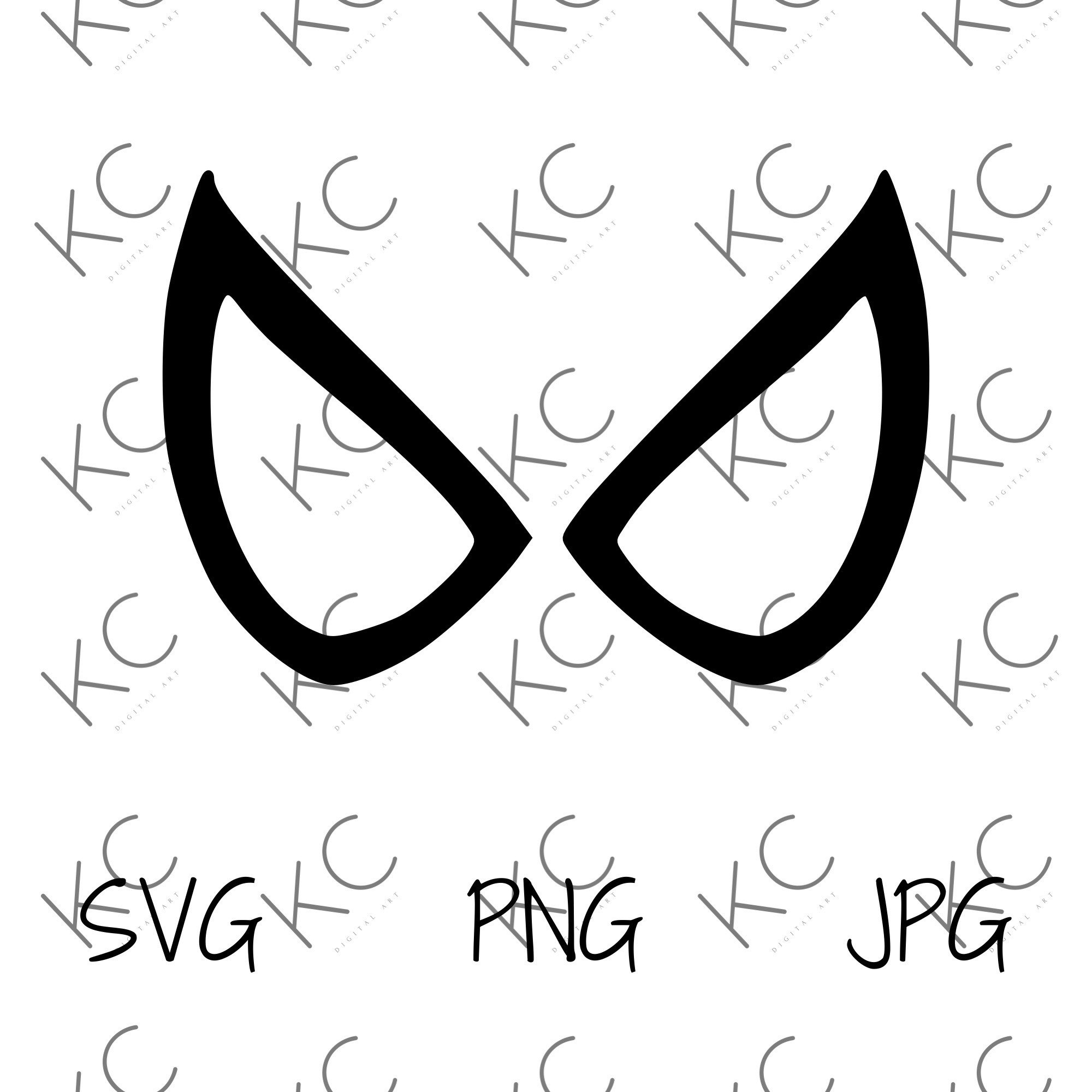 Spiderman Eyes SVG Etsy Spiderman Eyes SVG Etsy