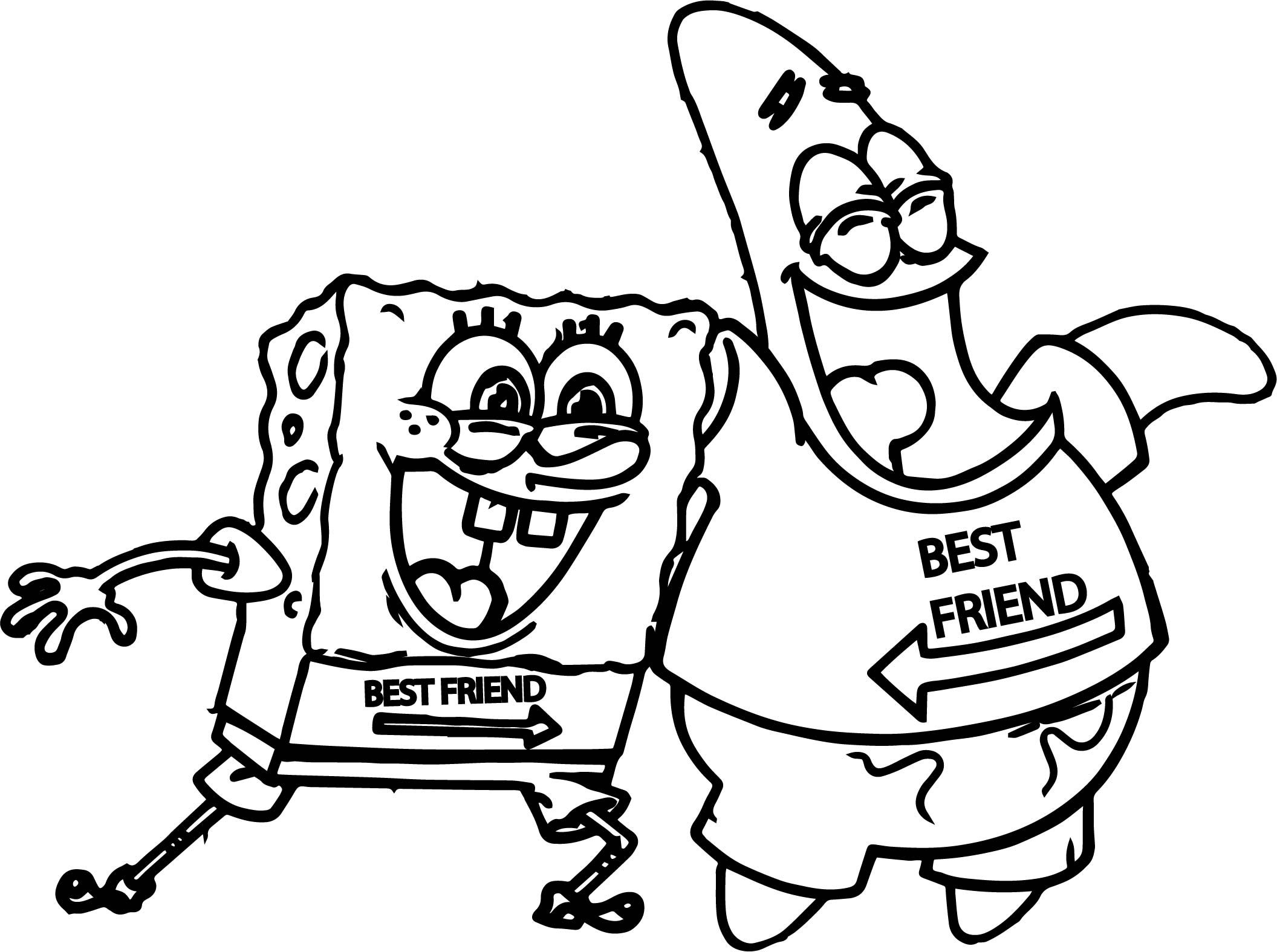 spongebob patrick coloring pages