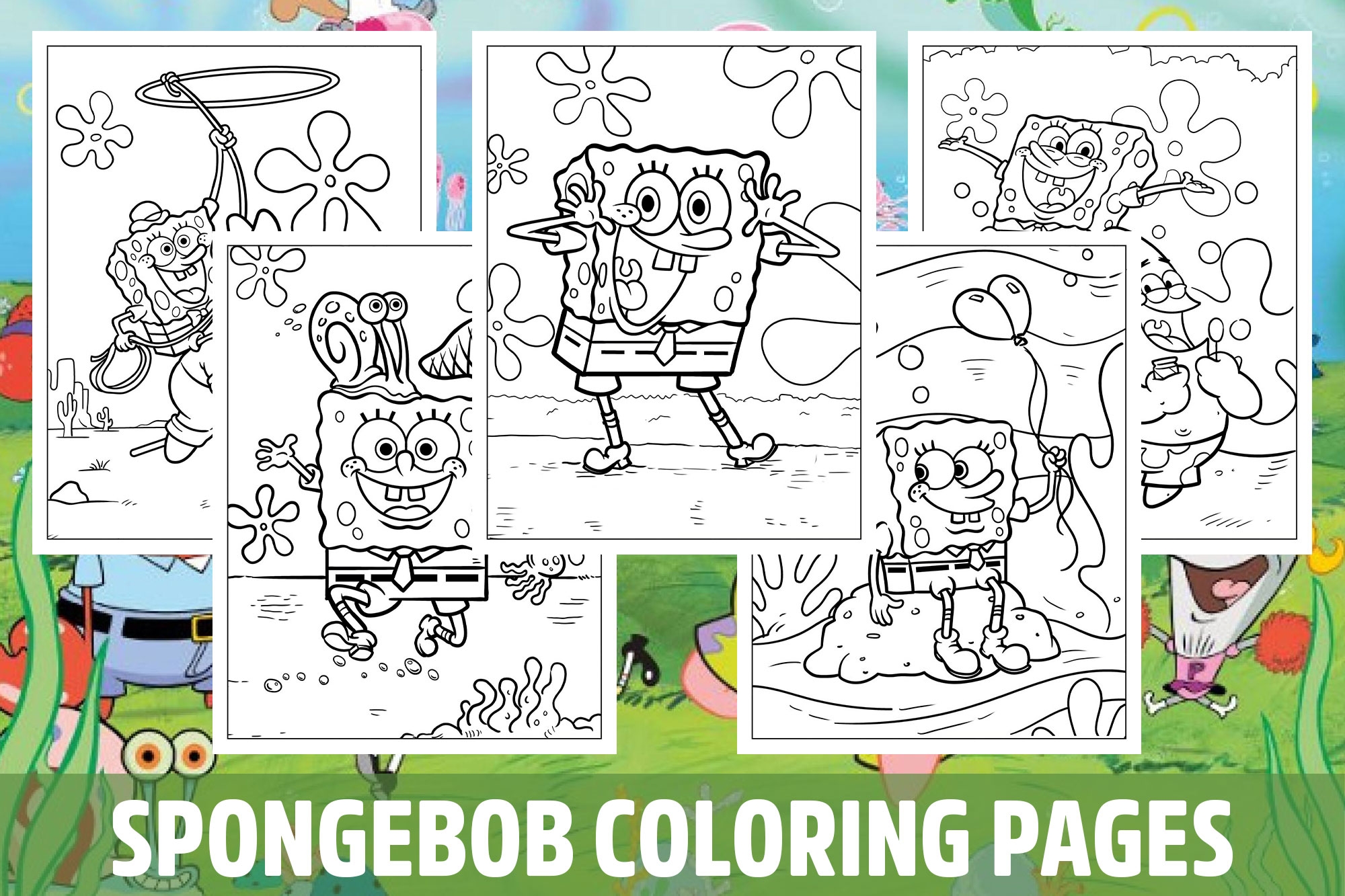 sponge bob color pages sponge bob color pages