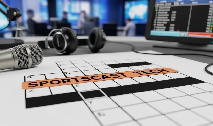 Sportscast Tech Crossword Clue