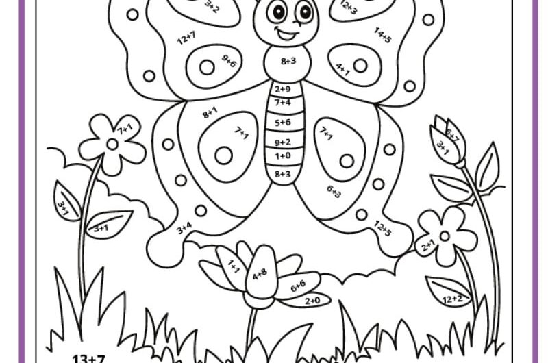 Color By Number Printable Sheets