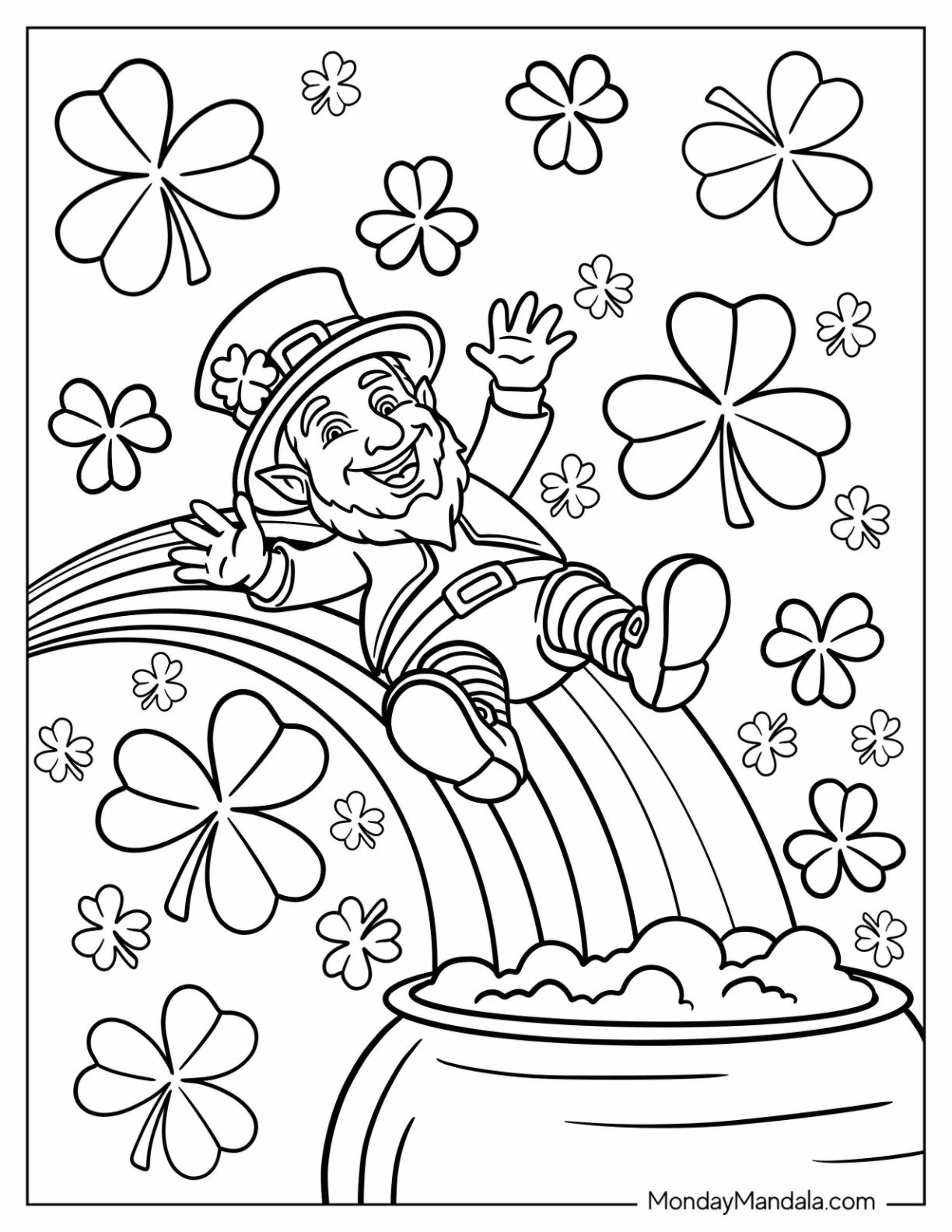 St Patrick s Day Coloring Pages Free PDF Printables St Patrick s Day Coloring Pages Free PDF Printables