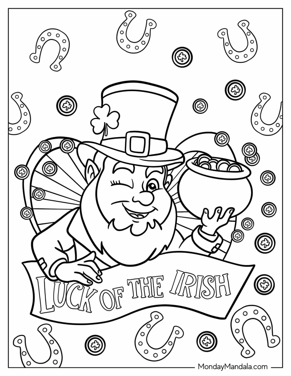 St Patrick s Day Coloring Pages Free PDF Printables St Patrick s Day Coloring Pages Free PDF Printables