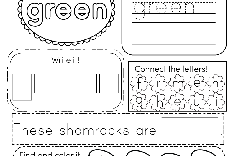 St Patrick S Day Worksheet