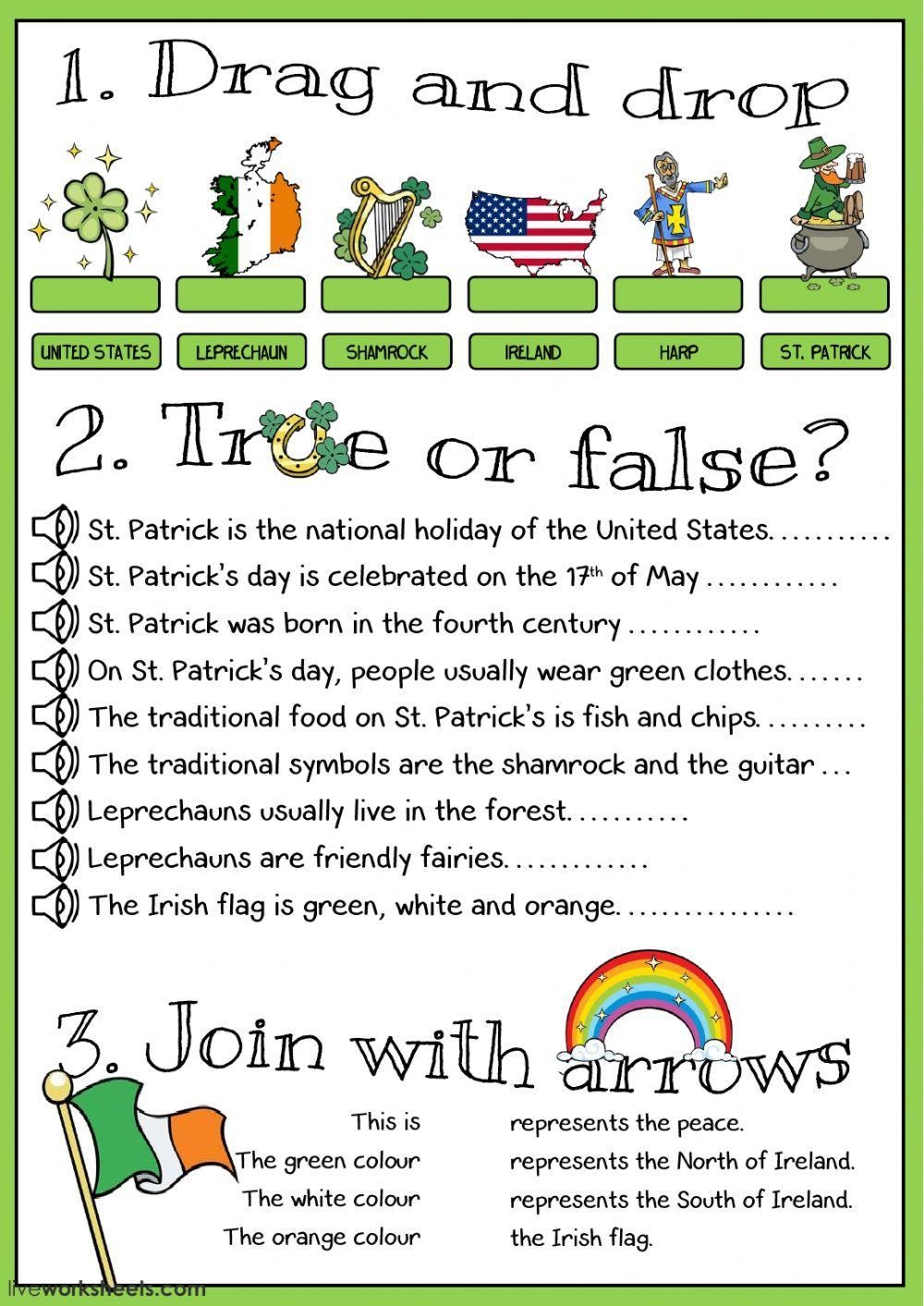 St Patricks Day Worksheet Live Worksheets Worksheets Library St Patricks Day Worksheet Live Worksheets Worksheets Library