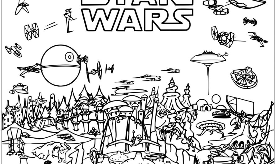 Star Wars Coloring Book Pages
