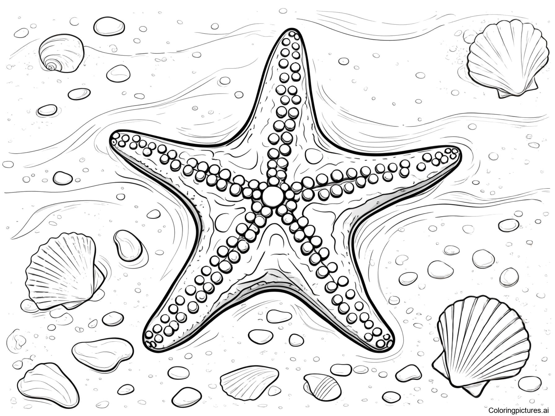 sea star pictures to color sea star pictures to color