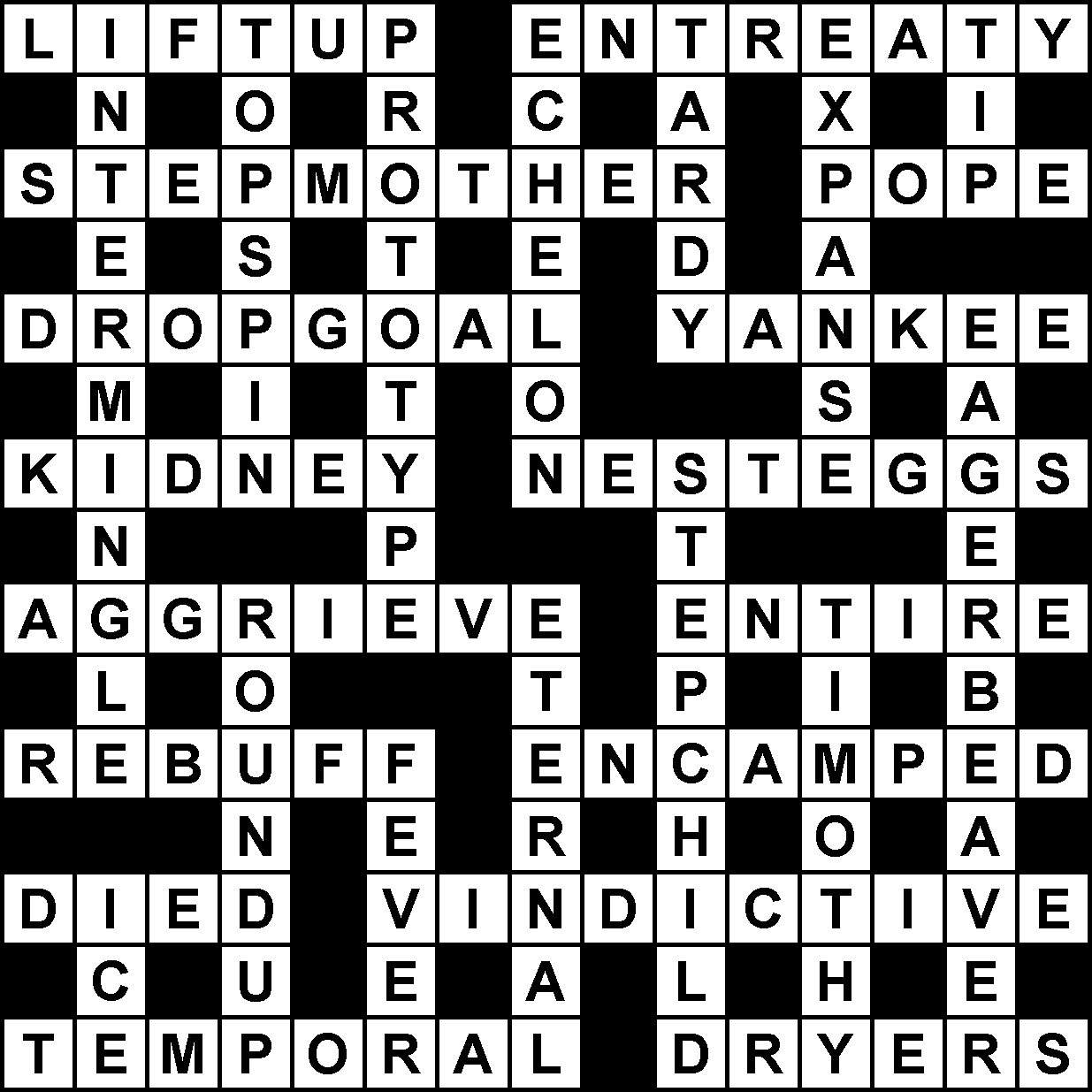 Stickler Boxed Set 1 Puzzle 17 Solution Australian Crosswords Stickler Boxed Set 1 Puzzle 17 Solution Australian Crosswords