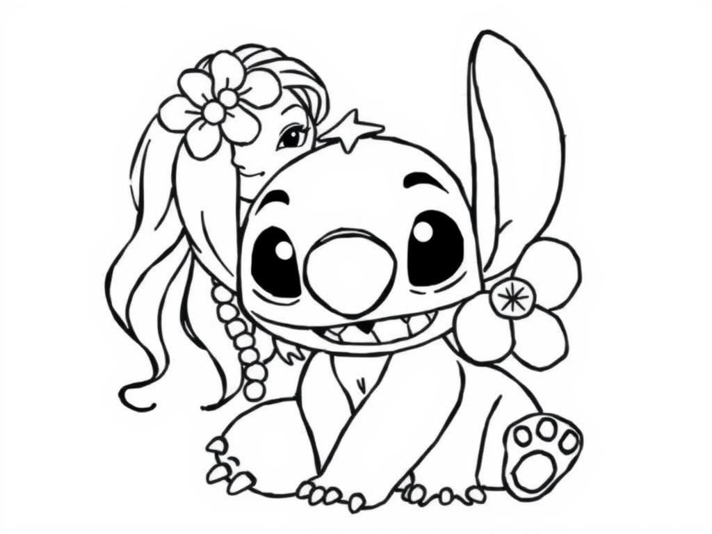 Stitch And Girl Coloring Page Free Printable Coloring Page Stitch And Girl Coloring Page Free Printable Coloring Page
