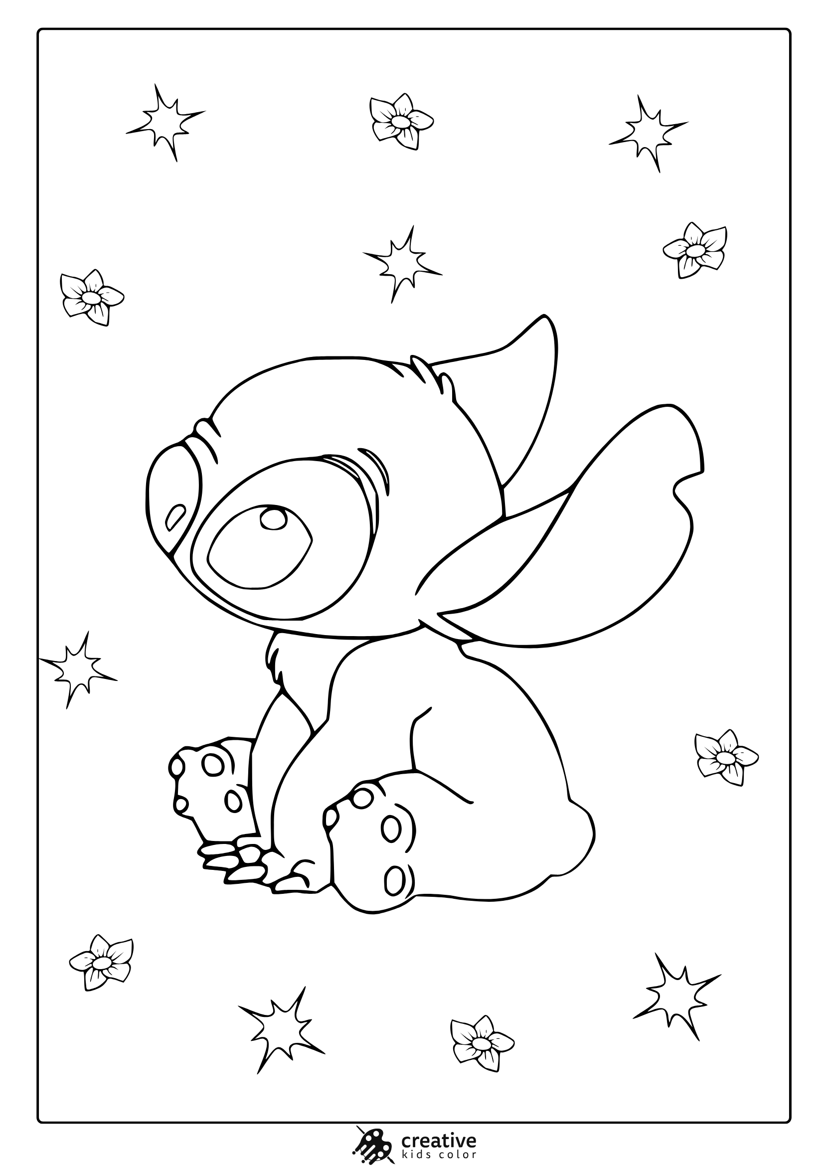 Stitch Coloring Pages 35 Free Printable PDF