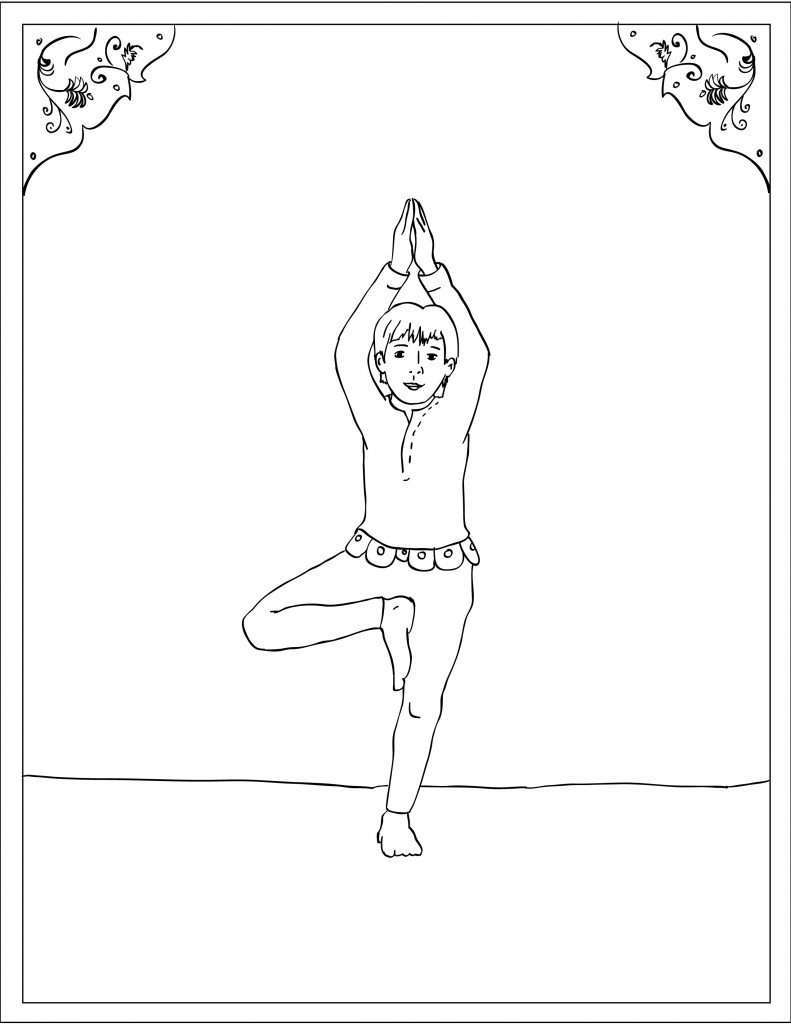 Storytime Yoga For Kids Asana Coloring Page Tree Pose Storytime Yoga Storytime Yoga For Kids Asana Coloring Page Tree Pose Storytime Yoga